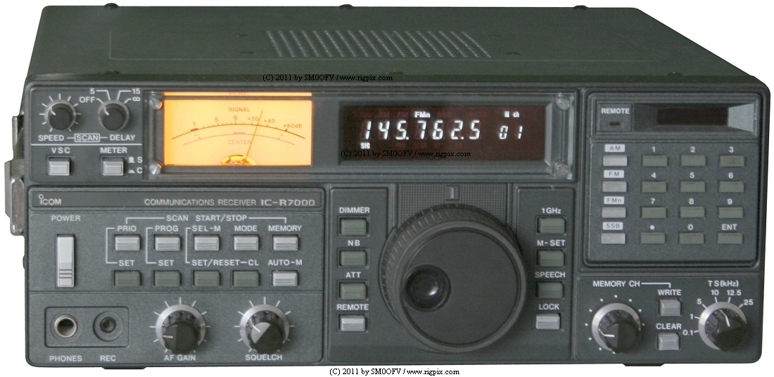 A picture of Icom IC-R7000