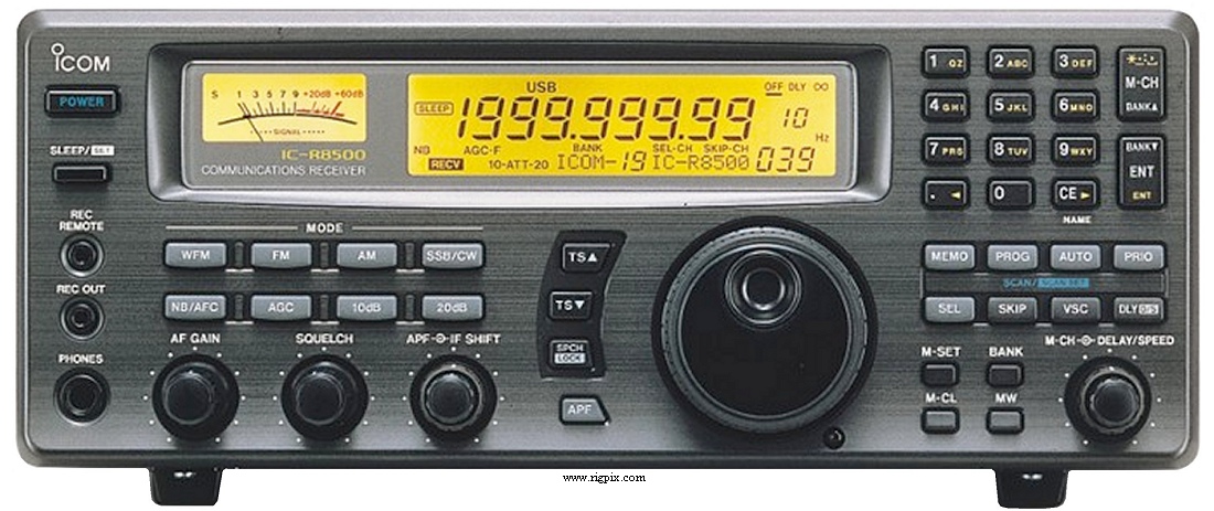 A picture of Icom IC-R8500