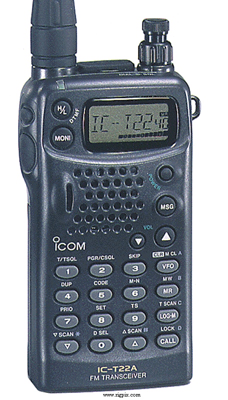 A picture of Icom IC-T22A