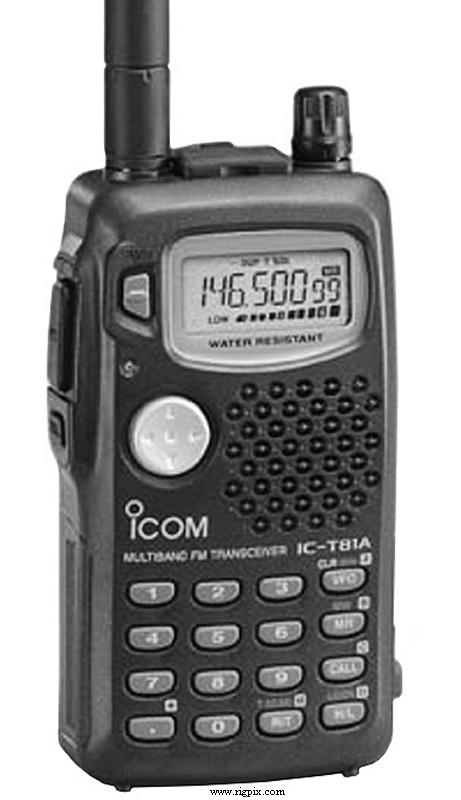 A picture of Icom IC-T81A