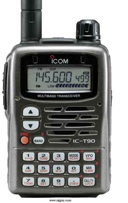 A picture of Icom IC-T90