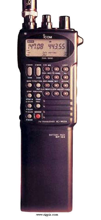 A picture of Icom IC-W2A