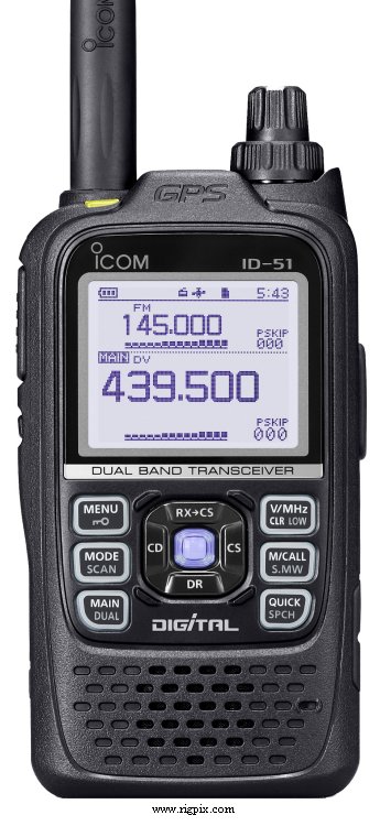 A picture of Icom ID-51A