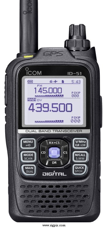 A picture of Icom ID-51E