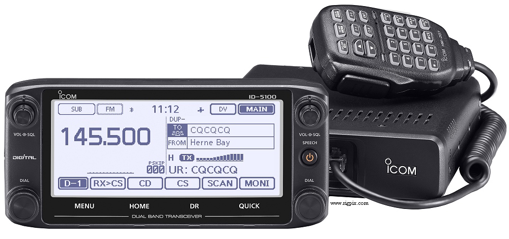 A picture of Icom ID-5100E