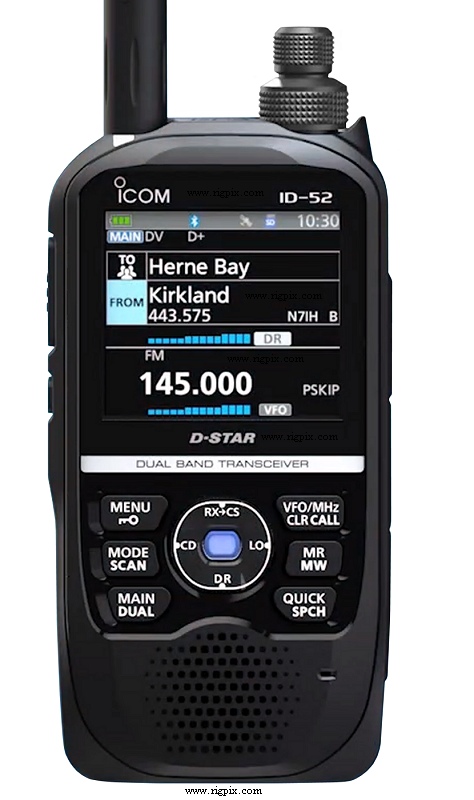 A picture of Icom ID-52E