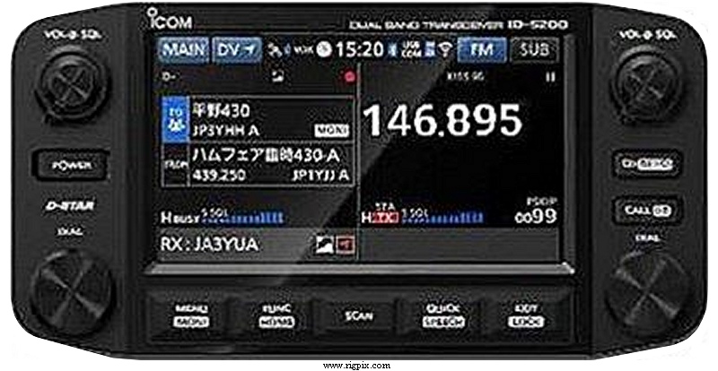 A picture of Icom ID-5200A