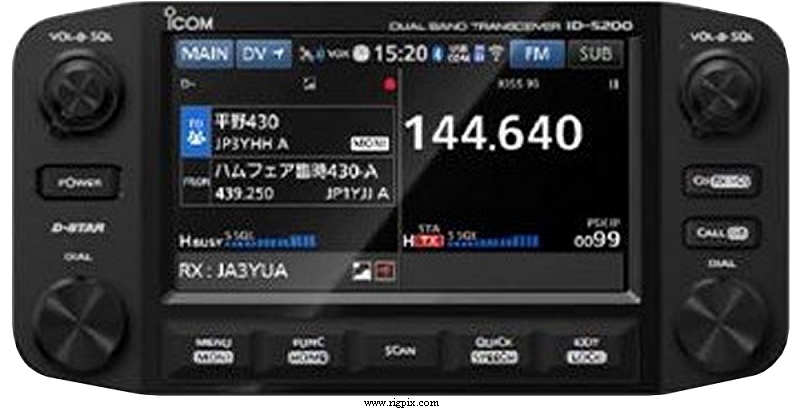 A picture of Icom ID-5200E
