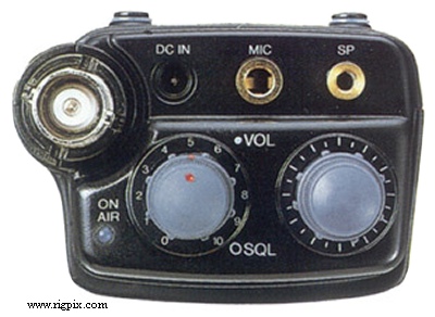 A top view picture of Kenwood TH-27A