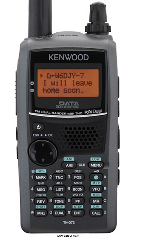 A picture of Kenwood TH-D72A