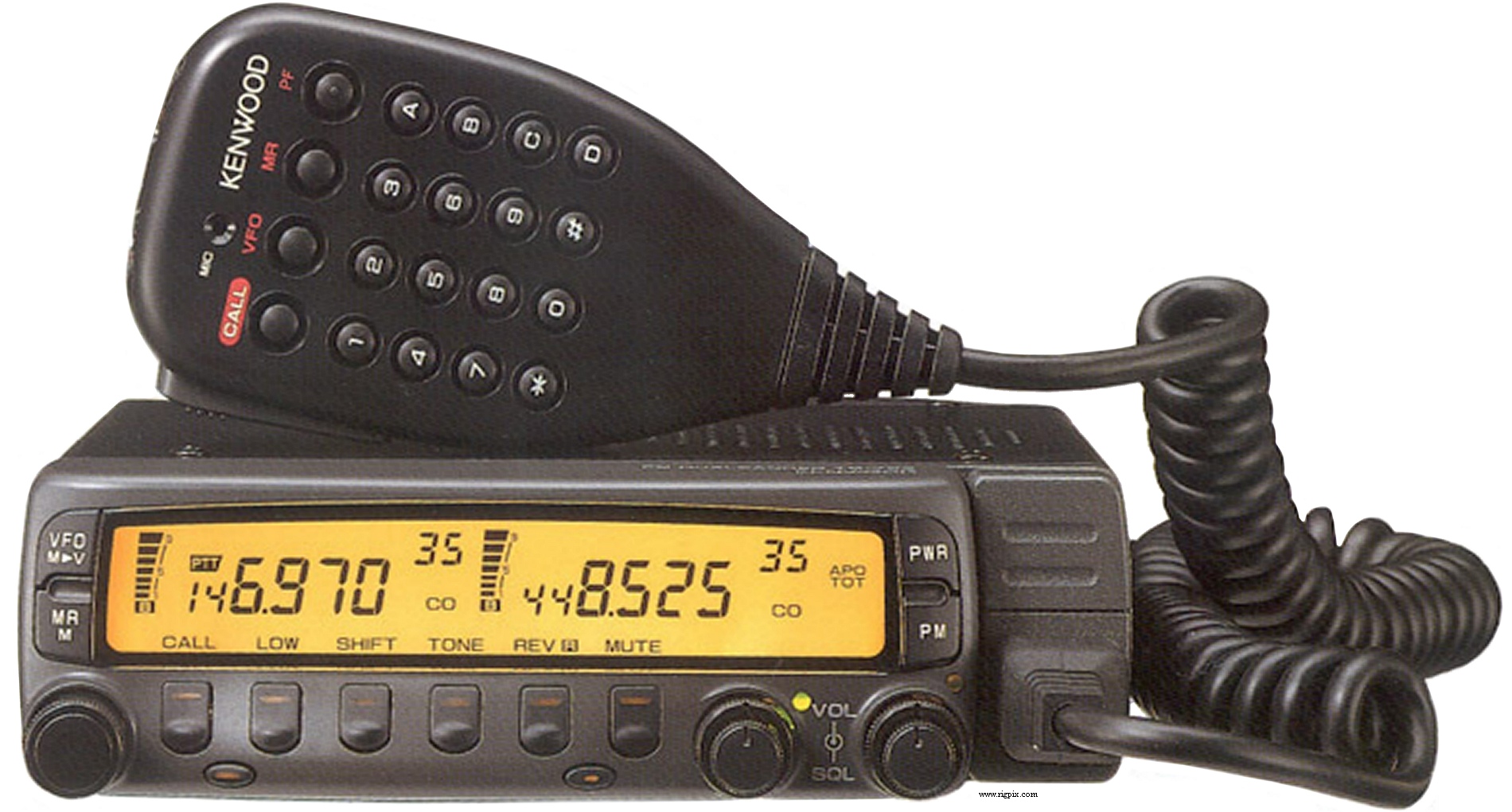 ケンウッド製 TM-733A 145/433 Mhz 50/35 w ＜動作品＞ - アマチュア無線