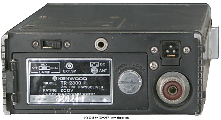 A rear picture of Kenwood / Trio TR-2300