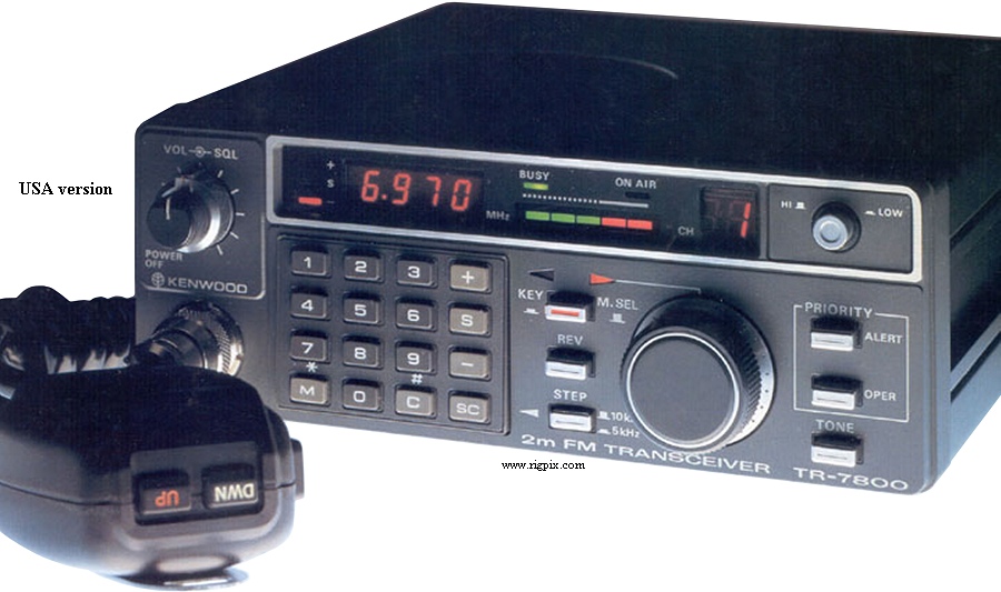 A picture of Kenwood TR-7800 (USA version)