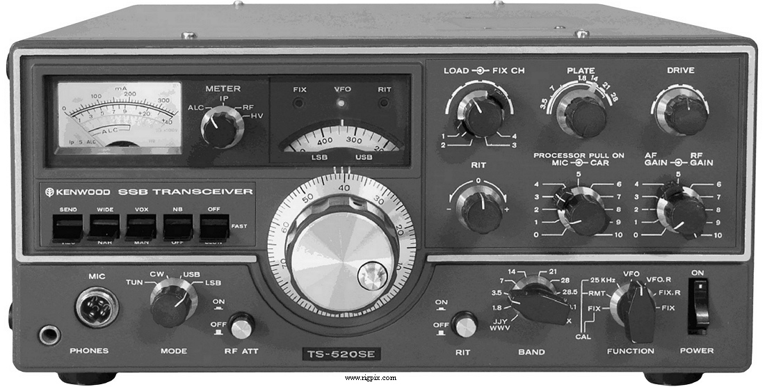 A picture of Kenwood TS-520SE (E=Economy)
