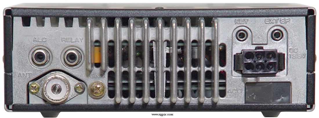 A rear picture of Kenwood TS-60S
