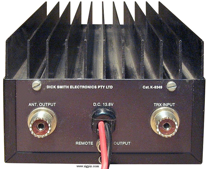 A rear picture of Dick Smith Electronics K-6349