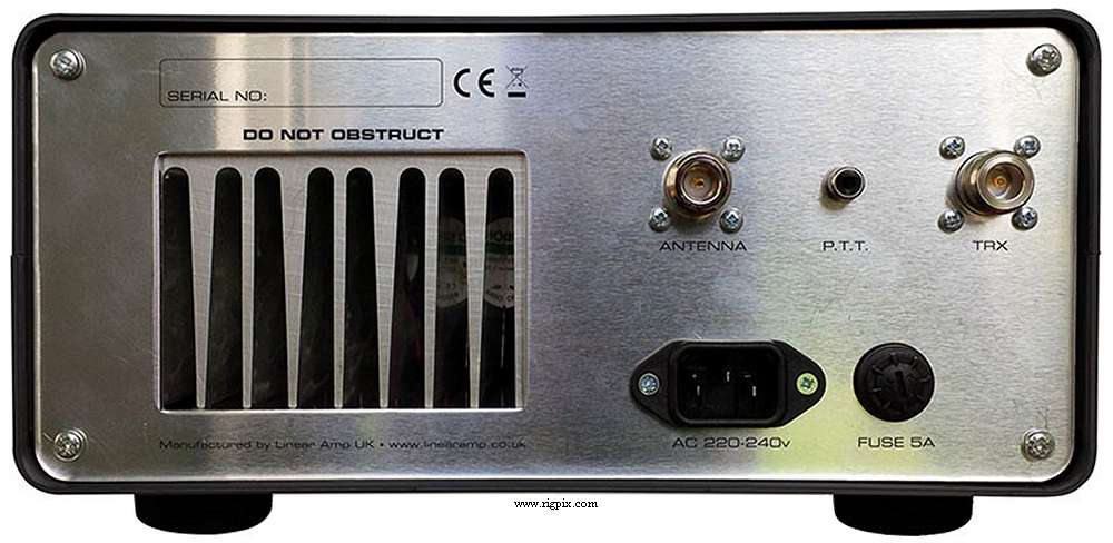 A rear picture of Linear Amp UK Gemini 4