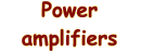 Power amplifier logo