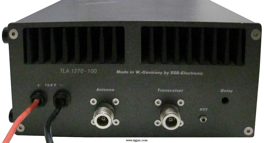 A rear picture of SSB Electronic TLA 1270-100B