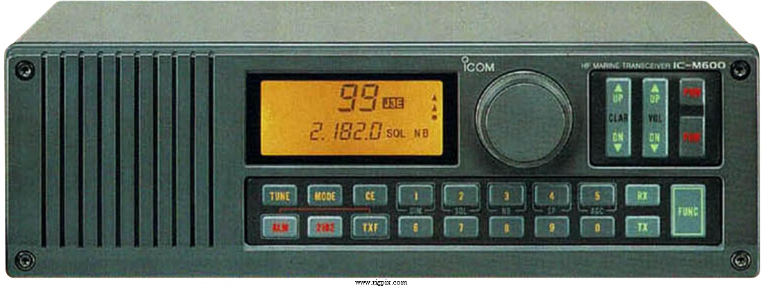 A picture of Icom IC-M600E