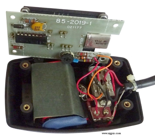 An inside picture of Heathkit HD-1984 ''Micoder II''