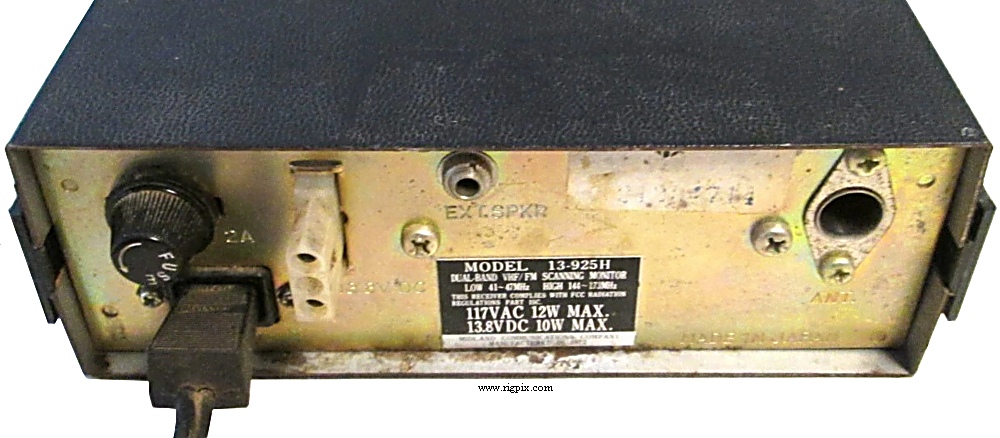 A rear picture of Midland 13-925H