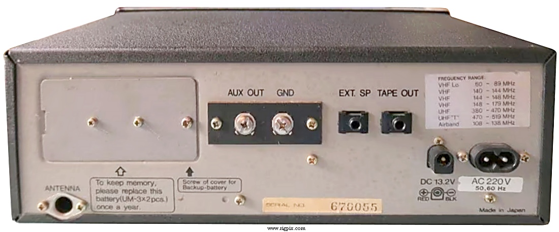 A rear picture of Atron Compu 5000