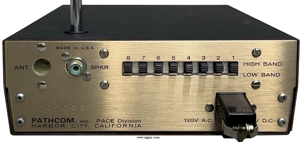 A rear picture of Pace Scan 208A (By Pathcom Inc.)