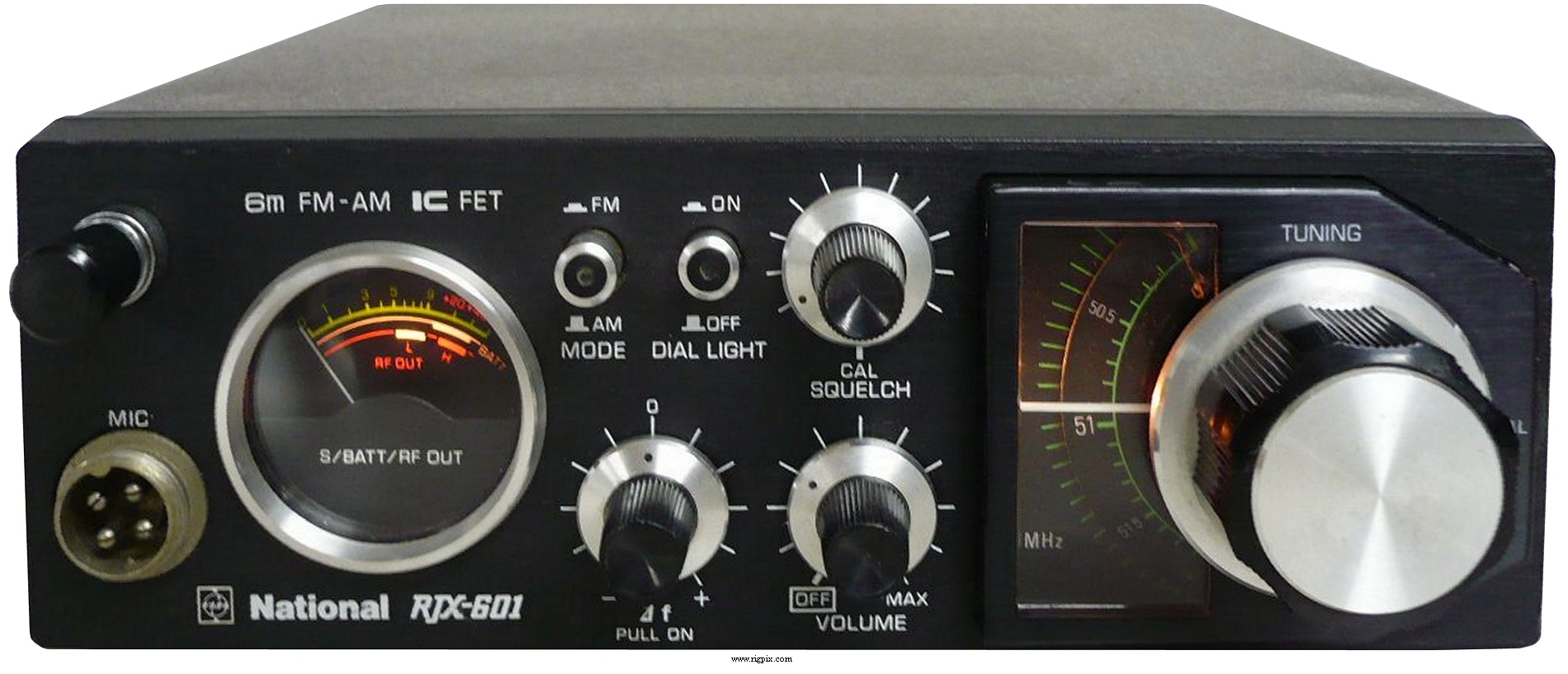 ナショナル RJX-601 50MHz FM-AM トランシーバー - アマチュア無線