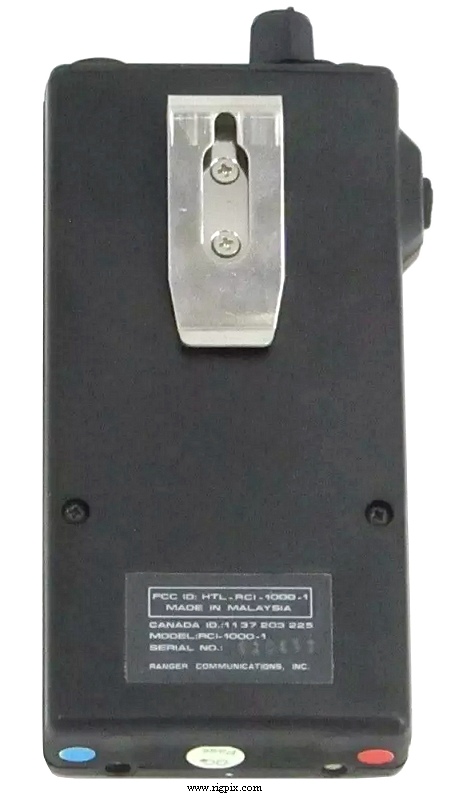 A rear picture of Ranger RCI-1000