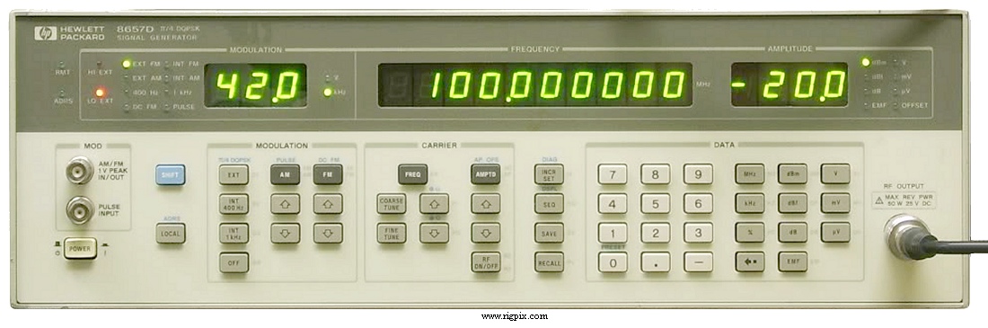 A picture of Hewlett-Packard (Agilent) 8657D