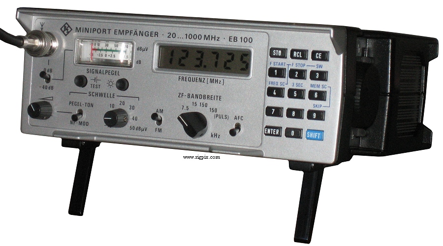 A picture of Rohde & Schwarz EB-100 ''Miniport''