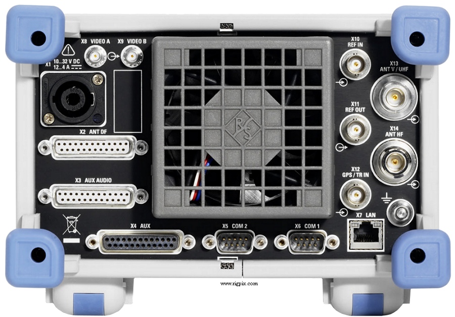 A rear picture of Rohde & Schwarz EB-500