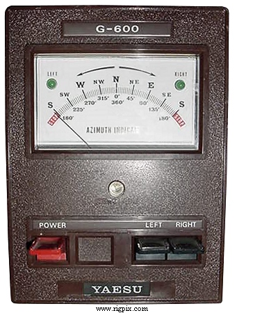 A picture of Yaesu G-600 manouver box