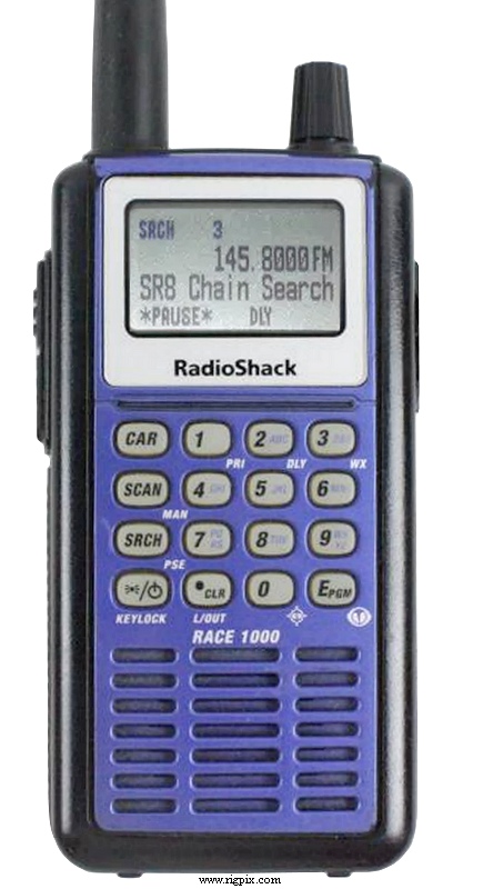 A picture of RadioShack Pro-137 ''Race 1000'' (20-137)