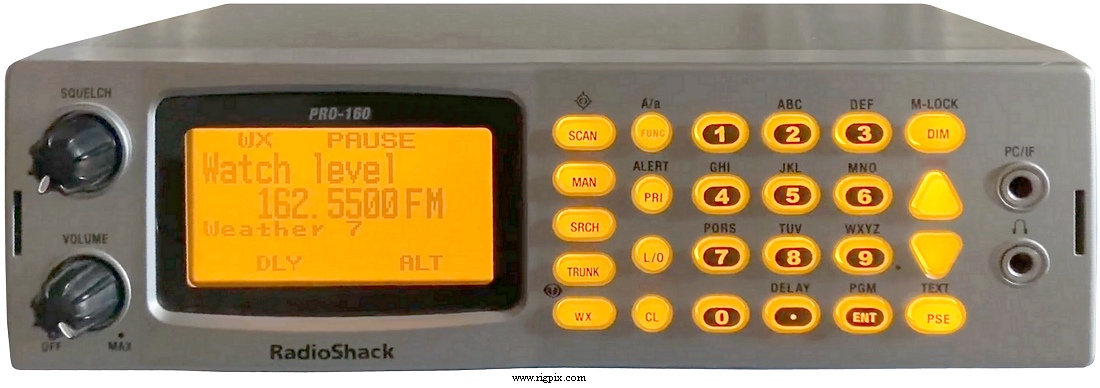 A picture of RadioShack Pro-160 (20-160)