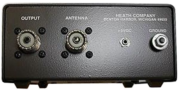 A rear picture of Heathkit HD-1420