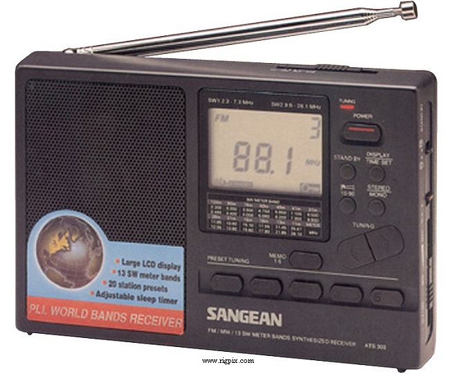 A picture of Sangean ATS-303