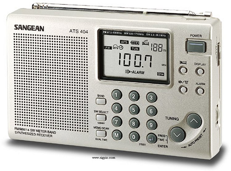A picture of Sangean ATS-404