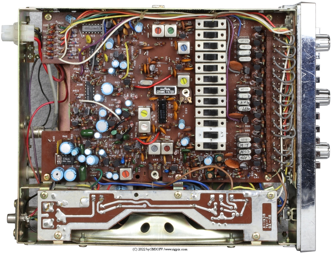 An inside picture of Svera/Svensk Radio SR-312