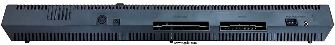 A rear picture of Amstrad CPC464