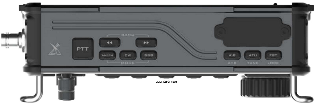 A top view picture of Xiegu X6200