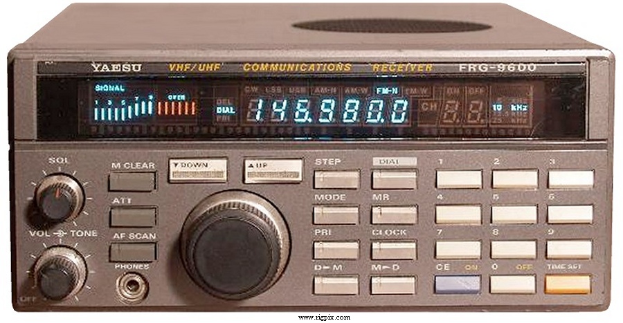 A picture of Yaesu FRG-9600