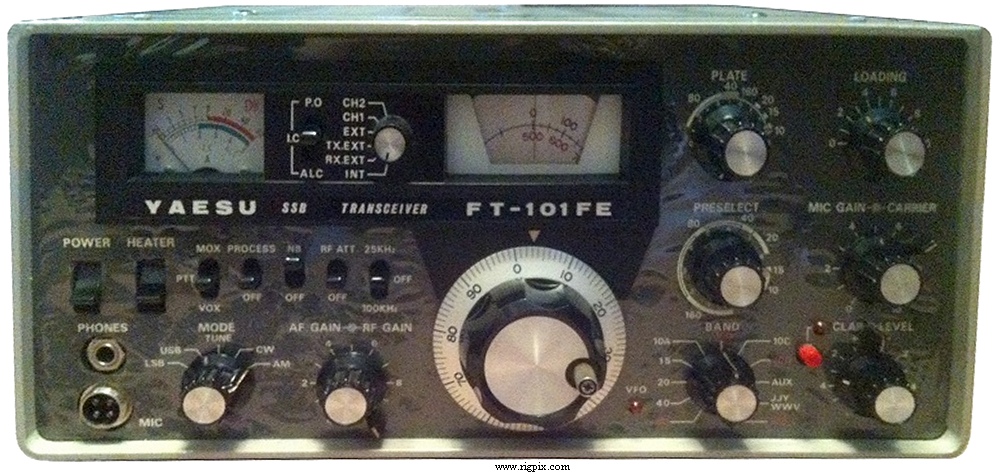 A picture of Yaesu FT-101FE