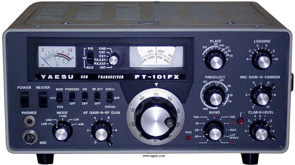 A picture of Yaesu FT-101FX