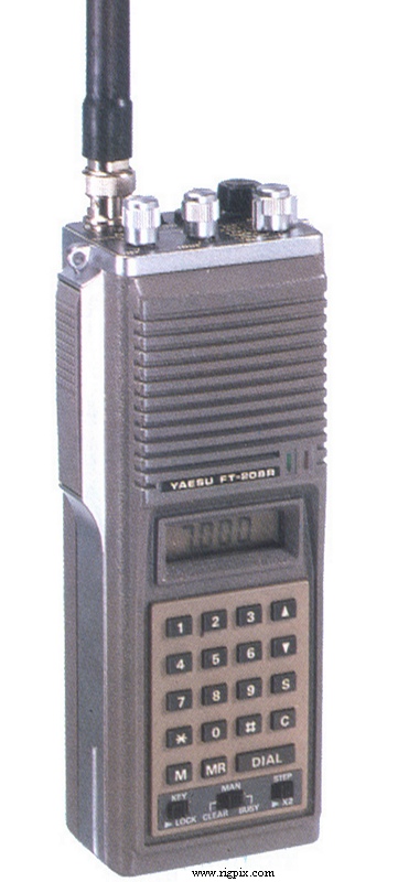 A picture of Yaesu FT-208R