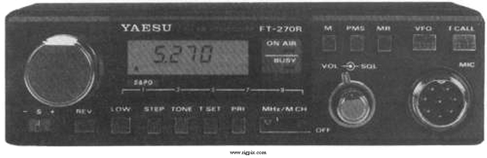 A picture of Yaesu FT-270R