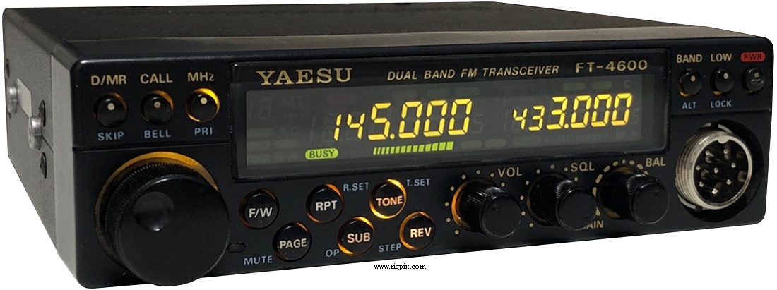 A picture of Yaesu FT-4600H