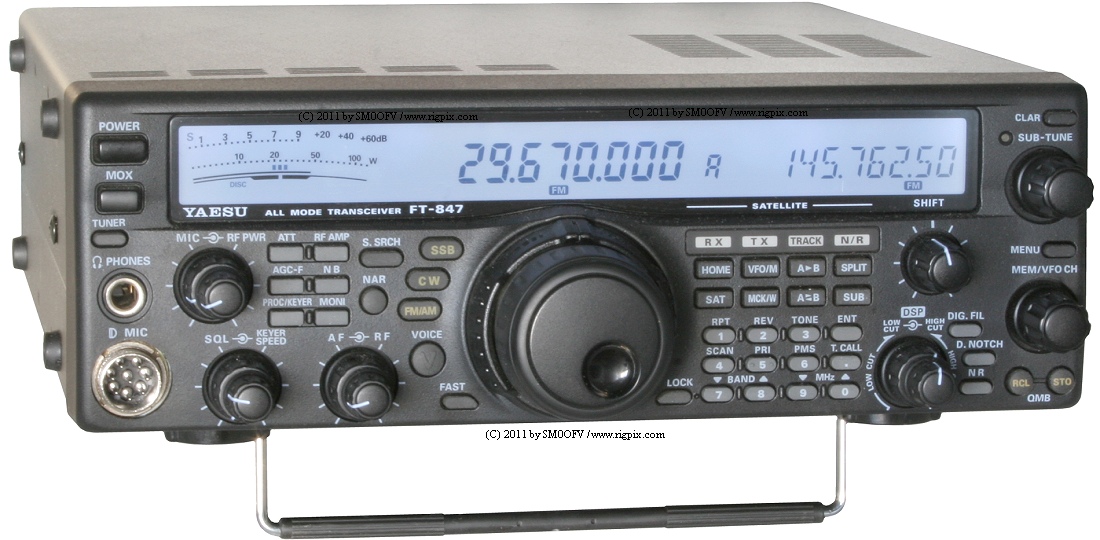 A stock picture of Yaesu FT-847