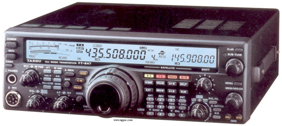 A stock picture of Yaesu FT-847